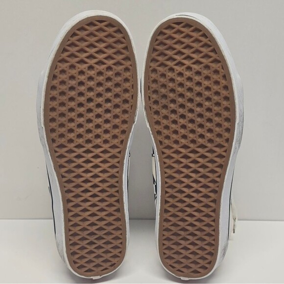 VANS Sk8-Hi Checkerboard Flame Light Grey Suede Sneakers Shoes Men's Size 9.5 - Picture 7 of 7